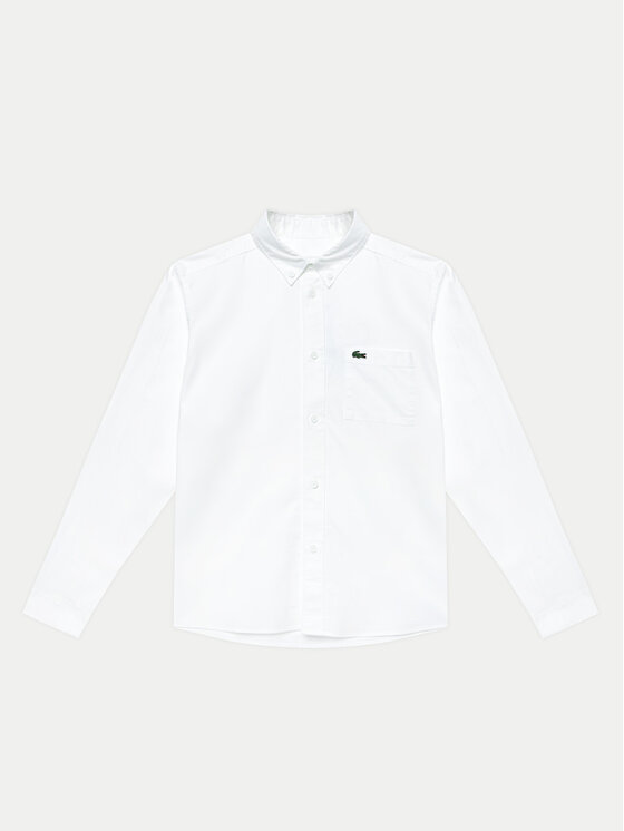 Lacoste Lacoste Πουκάμισο CJ5296 Λευκό Regular Fit