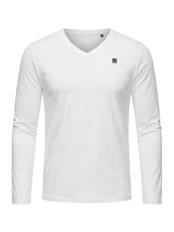 Ombre Ombre S dlouhým rukávem L172 Bílá Regular Fit