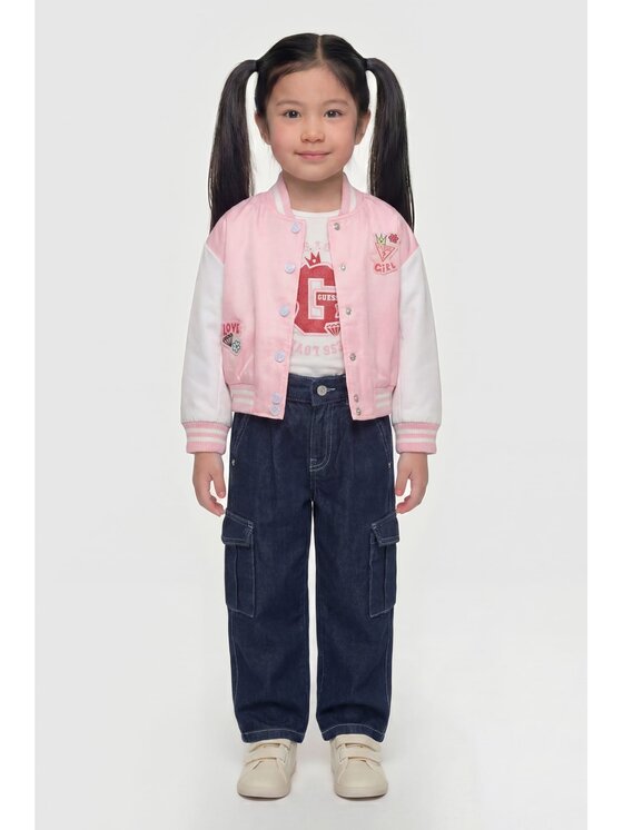 Guess Kids Guess Kids Kurtka przejściowa 183034 Różowy Classic Fit
