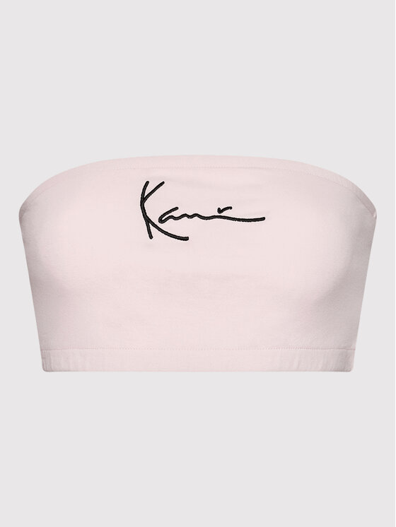Karl Kani Karl Kani Top Small Signature 6150578 Różowy Regular Fit