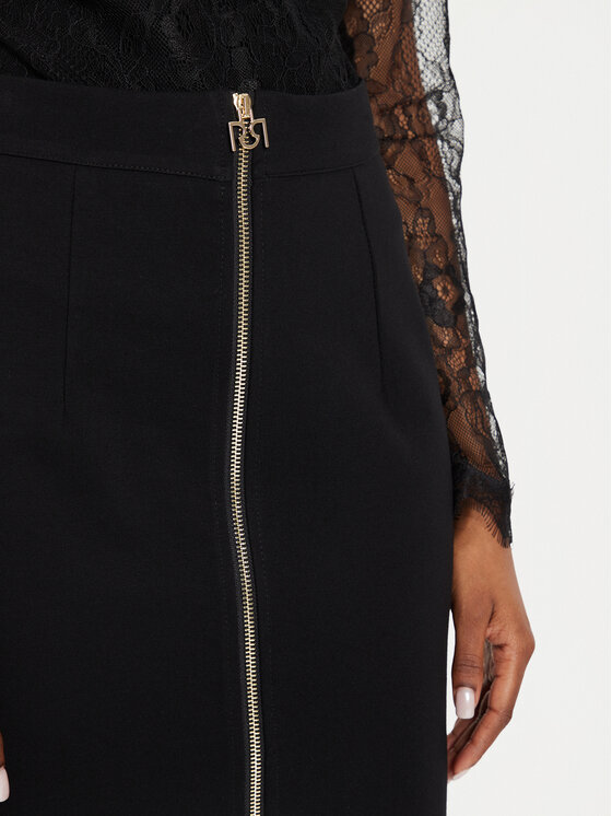 Rinascimento Rinascimento Fustă tip creion CFC0119884003 Negru Slim Fit