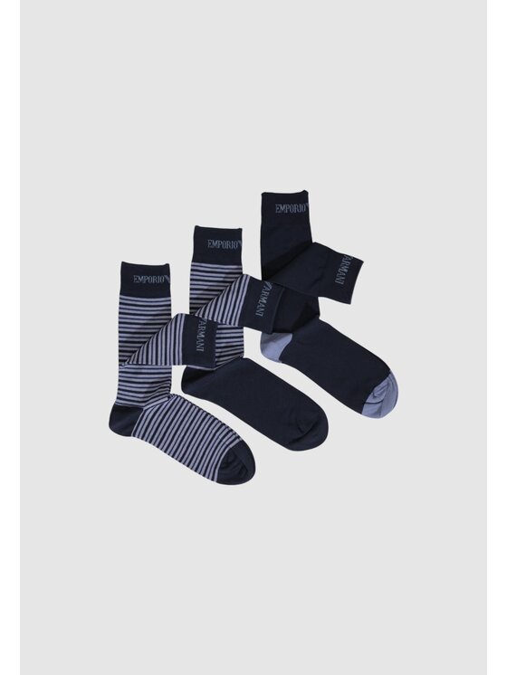 Emporio Armani Underwear Emporio Armani Underwear Calzini SHORT SOCK 3-PACK Blu