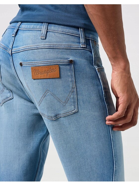 Wrangler Wrangler Jeansy Greensboro Niebieski Regular Fit