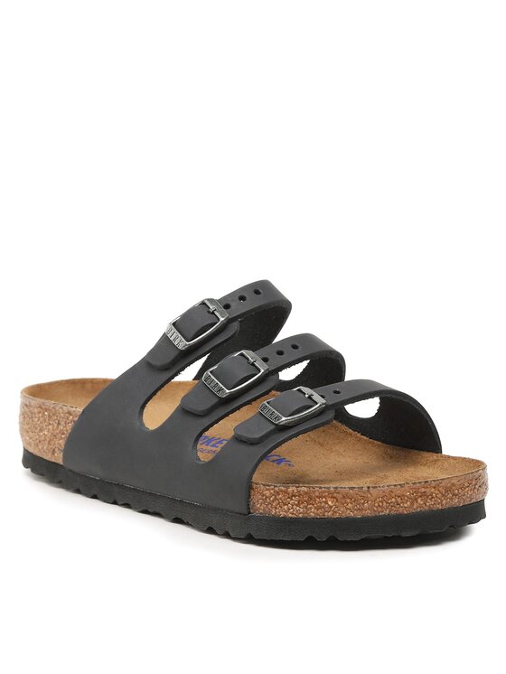 Birkenstock Birkenstock Natikači Florida 1011445 Črna