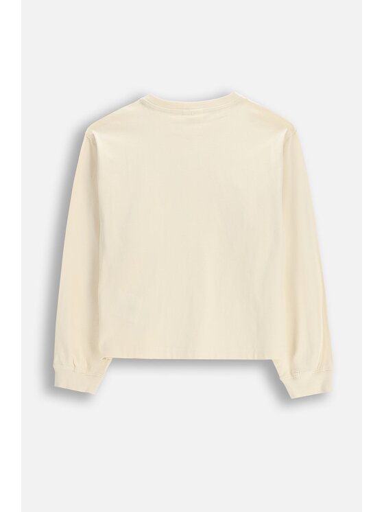 Coccodrillo Coccodrillo Longsleeve WC6143101GGJ-003 Kremowy Regular Fit