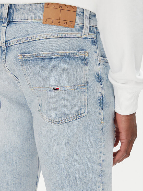 Tommy Jeans Tommy Jeans Džínsové šortky Ronnie DM0DM21300 Modrá Regular Fit