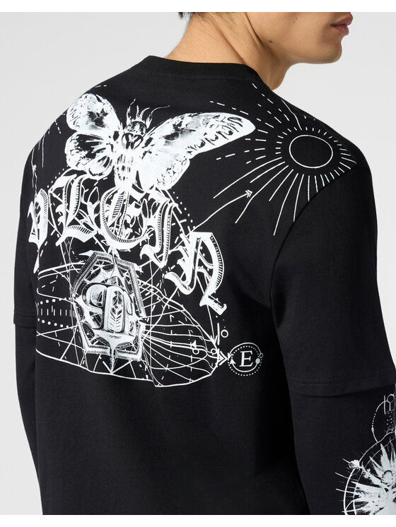 PHILIPP PLEIN PHILIPP PLEIN T-Shirt 29868 Černá Regular Fit