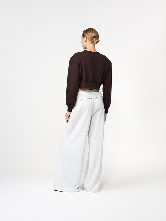 La Mania La Mania Mikina SASHA Hnědá Classic Fit