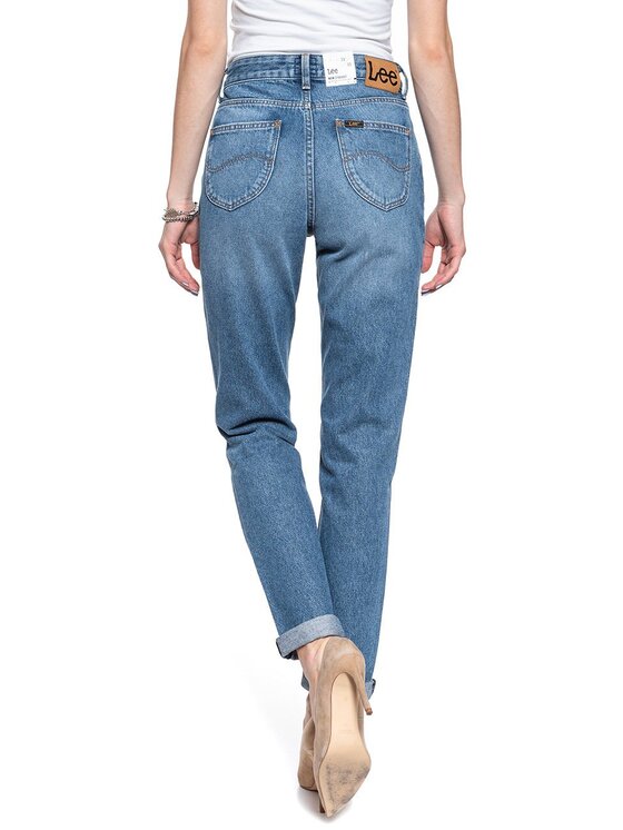 Lee Lee Jeans MOM STRAIGHT Blu Regular Fit