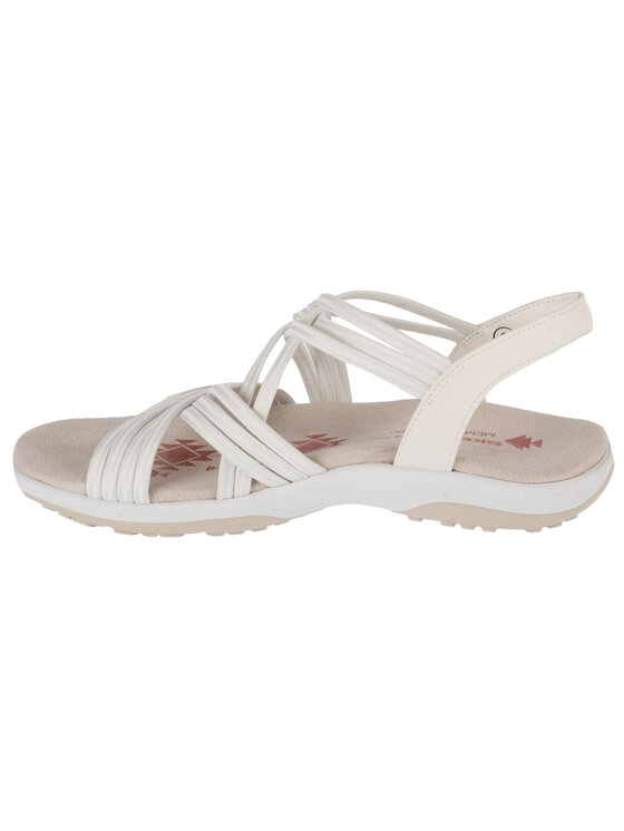Skechers Skechers Sandały Skechers Reggae Slim - Sunnyside Biały