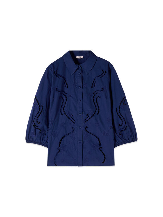 Oltre Oltre Camicia 5091R003170N034 Blu Regular Fit