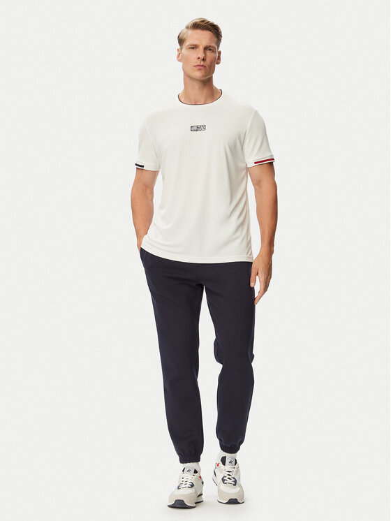 Beverly Hills Polo Club Beverly Hills Polo Club Тишърт P-SS26M-TS0172 Бял Regular Fit