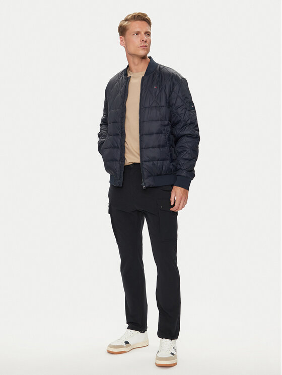 Napapijri Napapijri Auduma bikses M-Broc NP0A4IK3 Melns Regular Fit