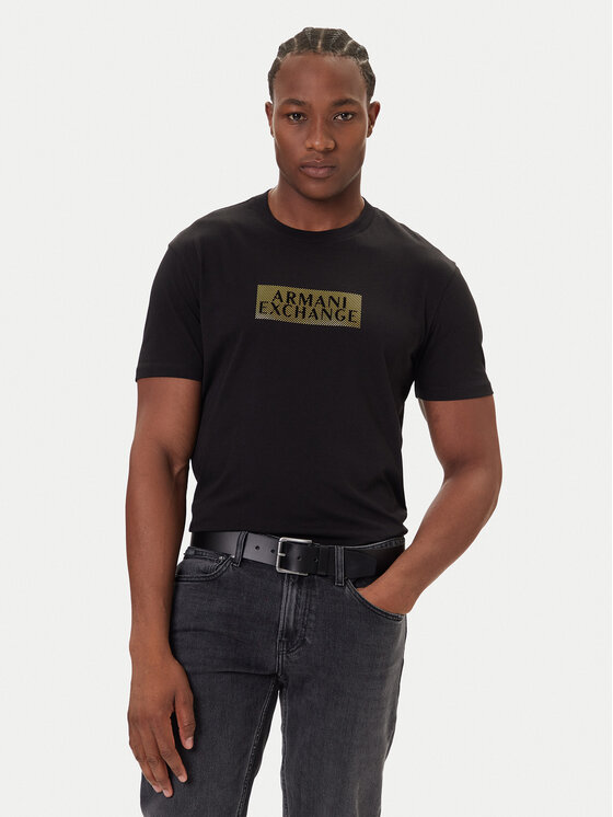 Armani Exchange Armani Exchange T-Shirt XM001911 AF10356 MC237 Černá Regular Fit