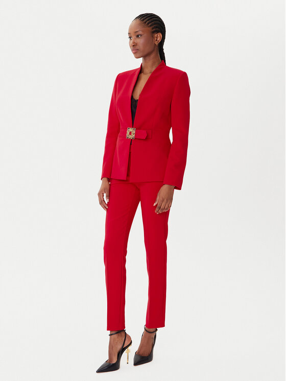 Rinascimento Rinascimento Чіноси CFC0126225003 Червоний Slim Fit