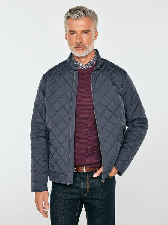 BIG STAR BIG STAR Kurtka zimowa EDMONTI Granatowy Basic Fit