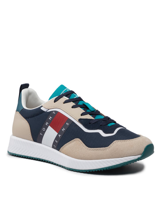 Tommy Jeans Tommy Jeans Sneakersy Track Cleat EM0EM01009 Granatowy