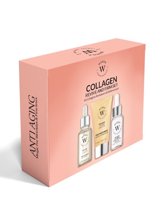 Warda Skincare Warda Skincare COLLAGENSKIN SERUM 30ml + KREM NAWILŻAJĄCY 50ml + SERUM POD OCZY 15ml Serum