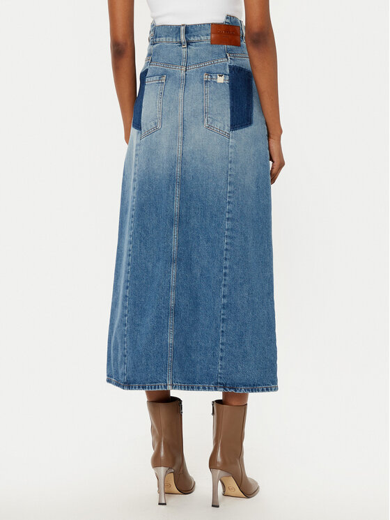 Weekend Max Mara Weekend Max Mara Džinsinis sijonas Gesso 2515101061 Mėlyna Regular Fit