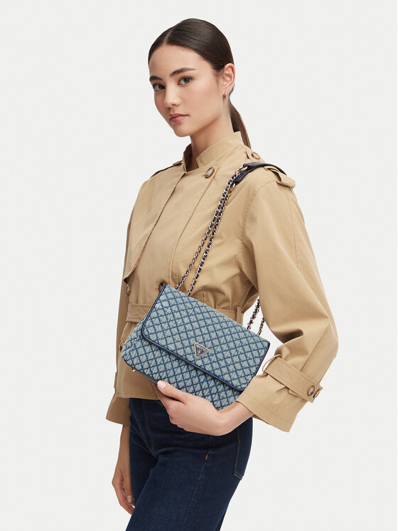 Guess Geantă Giully II HWDD96 73200 Albastru