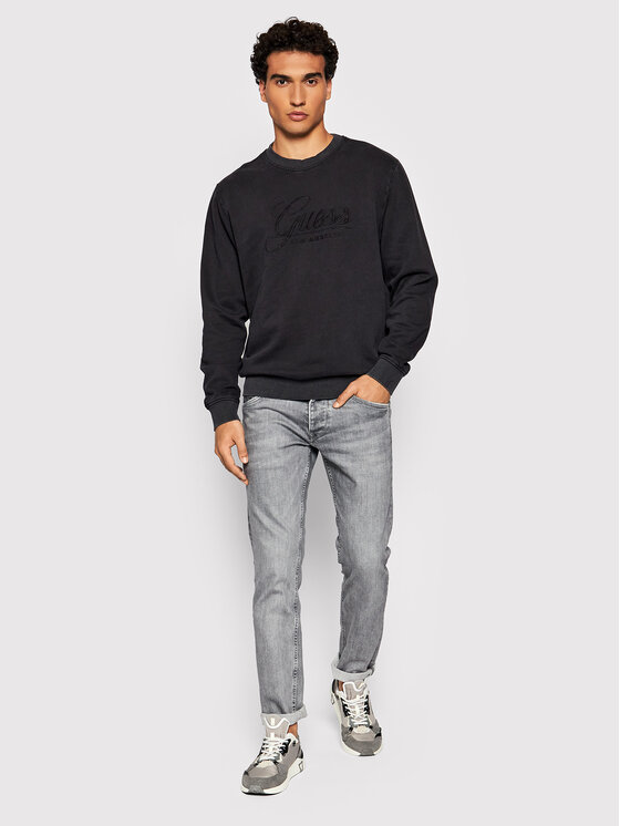 Felpa M1BQ10 K9W01 Nero Regular Fit