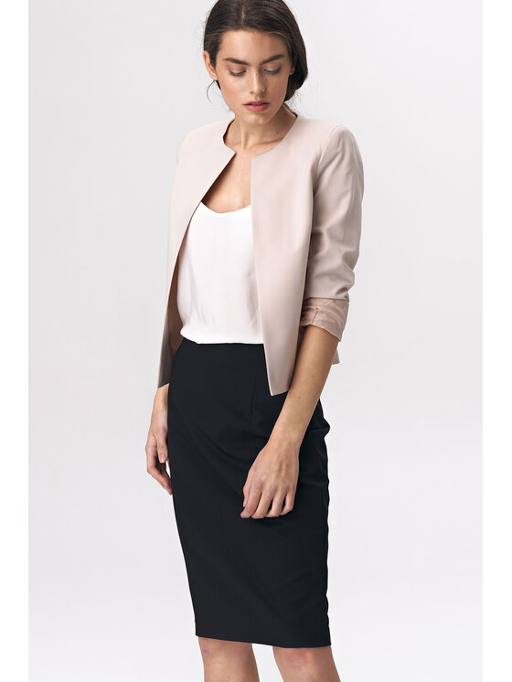 NIFE NIFE Marynarka Z63 Beżowy Blazer Fit