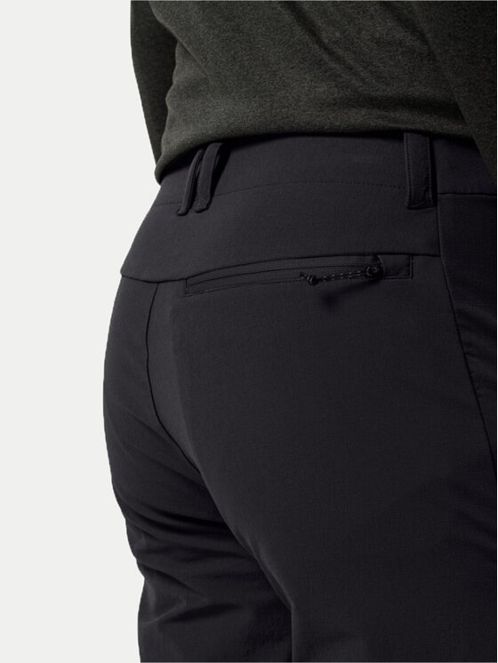 Jack Wolfskin Jack Wolfskin Pohodne hlače Glastal 1508531 Črna Regular Fit
