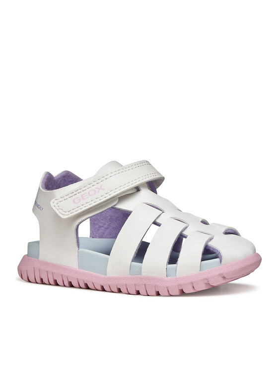 Geox Geox Sandále B Sandal Fusbetto Gi B556BA 000BC C0406 Biela