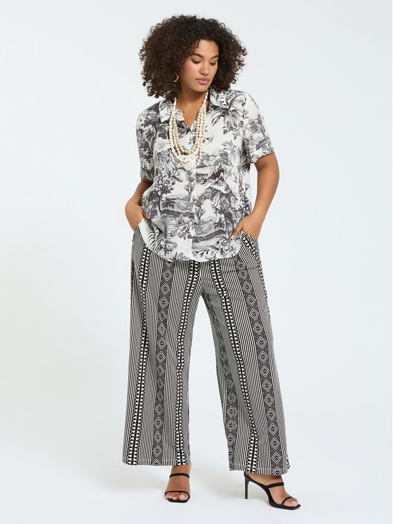 Fiorella Rubino Fiorella Rubino Koszula 5058T001464N0S1 Czarny Slim Fit