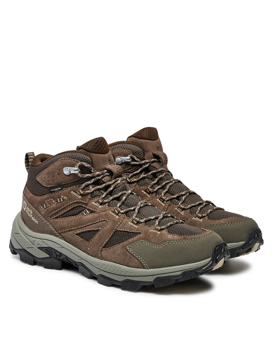 Jack Wolfskin Jack Wolfskin Trekking čevlji Vojo Tour Texapore Mid M A62072 Rjava