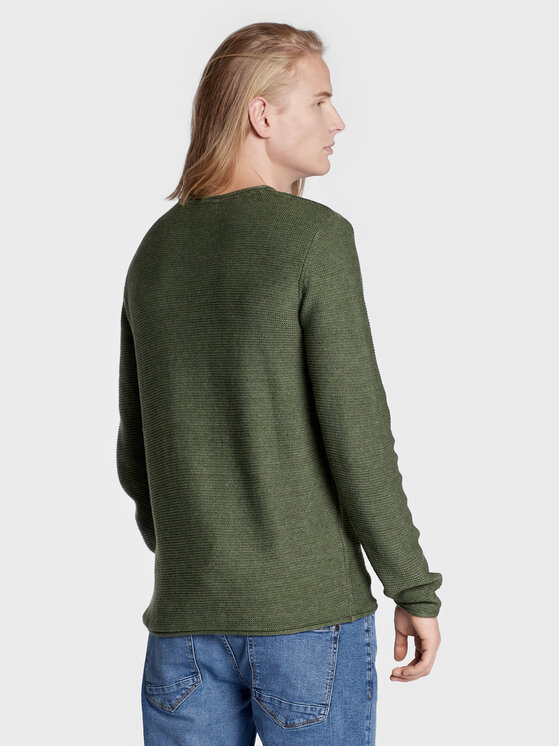 Solid Solid Maglione 21104152 Verde Regular Fit
