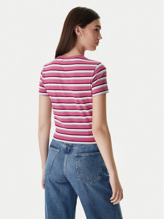 Guess Guess T-Shirt W6RI41 J1314 Różowy Regular Fit