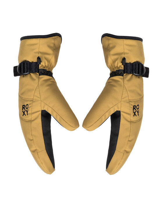Roxy Roxy Lyžiarske rukavice Jetty Solid Mitt  ERJHN03268 Sivá