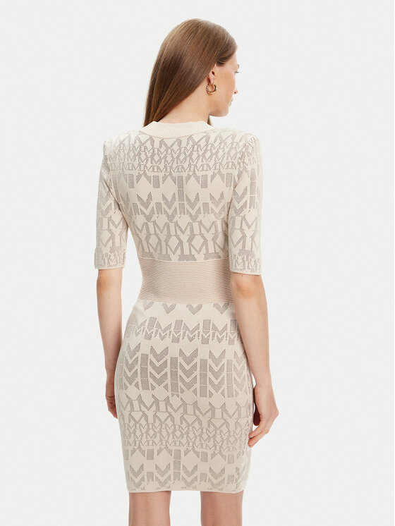 Marciano Guess Marciano Guess Strickkleid 5YGK20 5877Z Beige Slim Fit