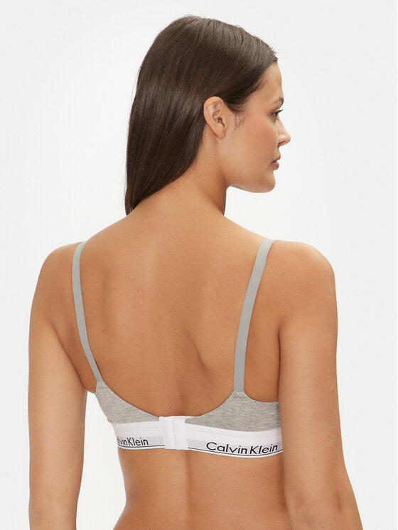 Calvin Klein Underwear Calvin Klein Underwear Kojící podprsenka 000QF7905E Šedá