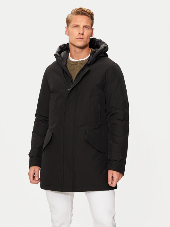 Męska Kurtka puchowa Woolrich, Rozmiar L, Czarna, CFWOOU0487MRUT0001