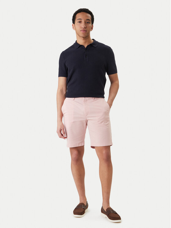 Tommy Hilfiger Tommy Hilfiger Pantalon scurți din material Denton 9.5 MW0MW42351 Roz Slim Fit