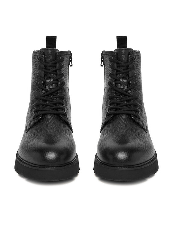 G-Star Raw G-Star Raw Šnurovacia obuv EO-ROWHIDE-03 MI08 Čierna