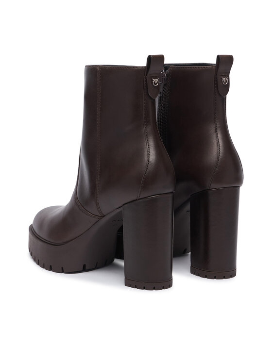 PINKO PINKO Škornji Clara 01 SD0577P001 Rjava