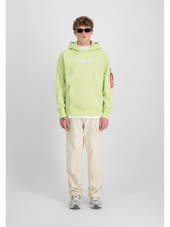 Alpha Industries Alpha Industries Bluza Metal Plate Hoodie Żółty Regular Fit