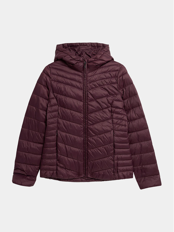 4F 4F Prijelazna jakna 4FAW23TDJAF225 Ljubičasta Slim Fit