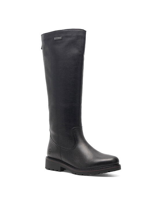 Remonte Remonte Cizme lungi riding R6576-01 Negru