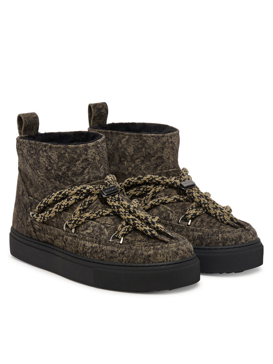 Inuikii Inuikii Śniegowce Classic Low Camouflage 1001.001.0581 Zielony ciemny