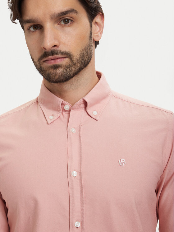 BOSS BOSS Cămașă H-Roan 50555920 Roz Slim Fit