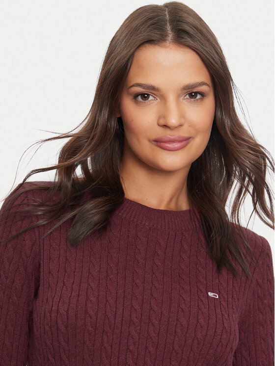 Tommy Jeans Tommy Jeans Pullover Essential DW0DW18683 Rosa Regular Fit