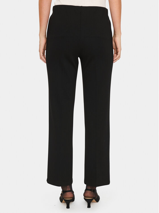 Saint Tropez Saint Tropez Pantaloni in maglia 30511700 Nero Flared Leg