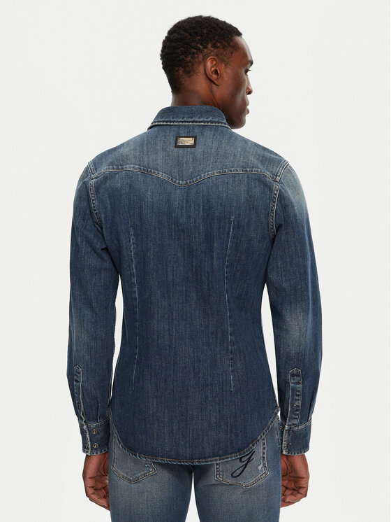 Dolce&Gabbana Dolce&Gabbana Koszula jeansowa G5JC8D G8GW9 Granatowy Regular Fit