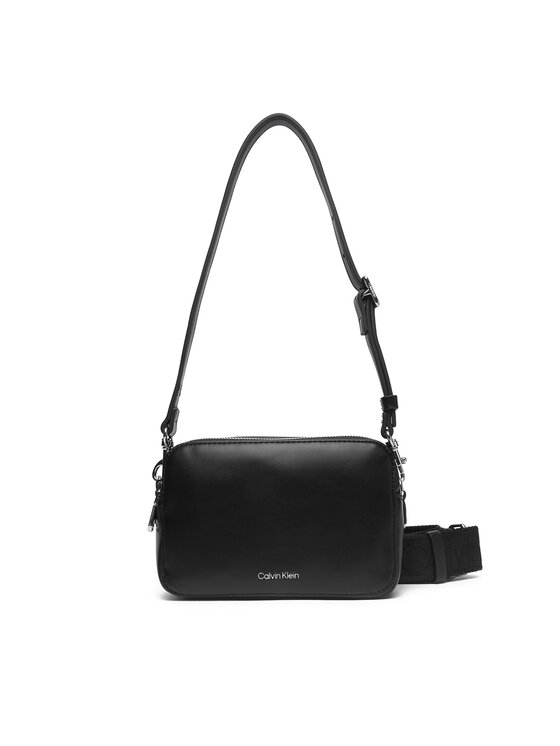 Calvin Klein Calvin Klein Táska Webbing Double Strap Camera Bag LV04F3165G Fekete
