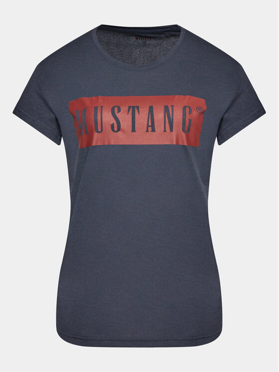 Mustang Mustang T-Shirt Alina 1013220 Niebieski Regular Fit