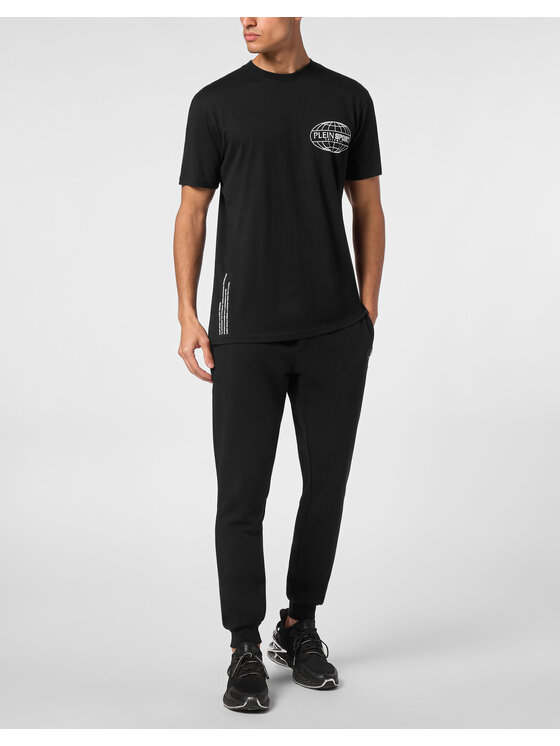 Plein Sport Plein Sport T-Shirt 19555 Czarny Regular Fit